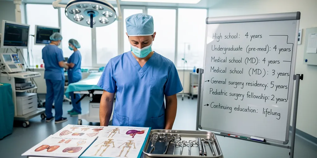 chirurgien pédiatrique etude