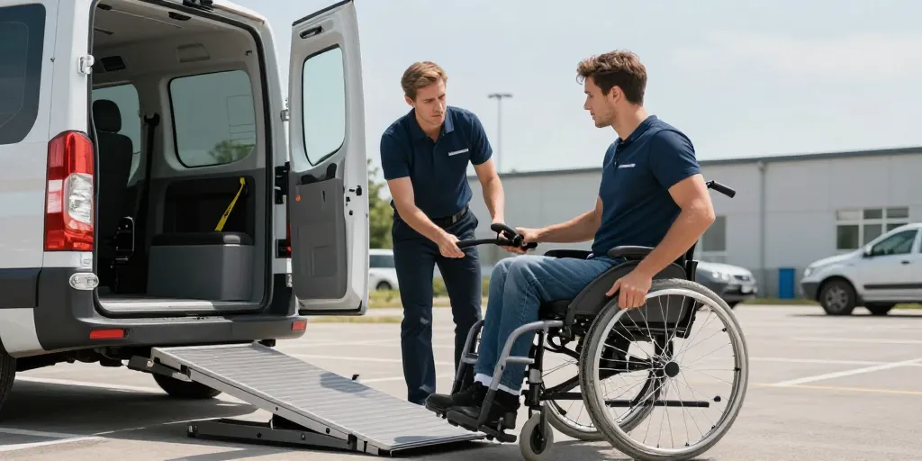 chauffeur pour handicapés